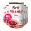 Brit Paté &; Meat Beef 400g (beef and turkey), 6 pcs
