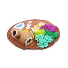AFP Dig It - Runder Schnüffelteppich mit Plüschtier, 76 cm