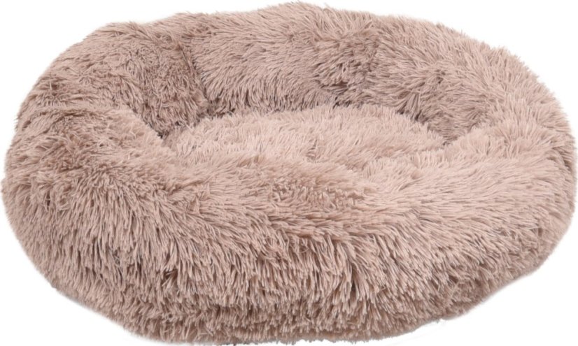 Flamingo Krems - chlupatý pelech pro psy a kočky - světle hnědá - 50 cm