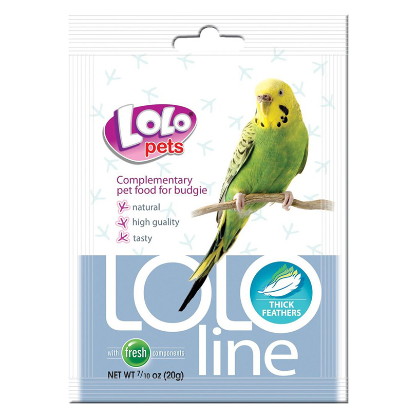 LOLOLINE – Mauserperlen für Wellensittiche, 20 g