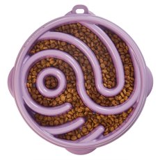 Outward Hound Fun Feeder Purple - Anti-Schling-Napf, lila, XL (4 Tassen)