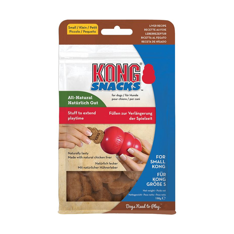 Kong Snack Liver Leckerlis für Spielzeug (S - 198g)