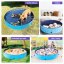 Flamingo Pet Pool Doggy Splatter - Bazén pro psy - modrý - ∅ 160 x 30 cm (L)