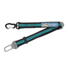 Kurgo Direct to Seatbelt Swivel Tether - Autoleine für Hunde mit Klemmmechanismus - drehbar, blau