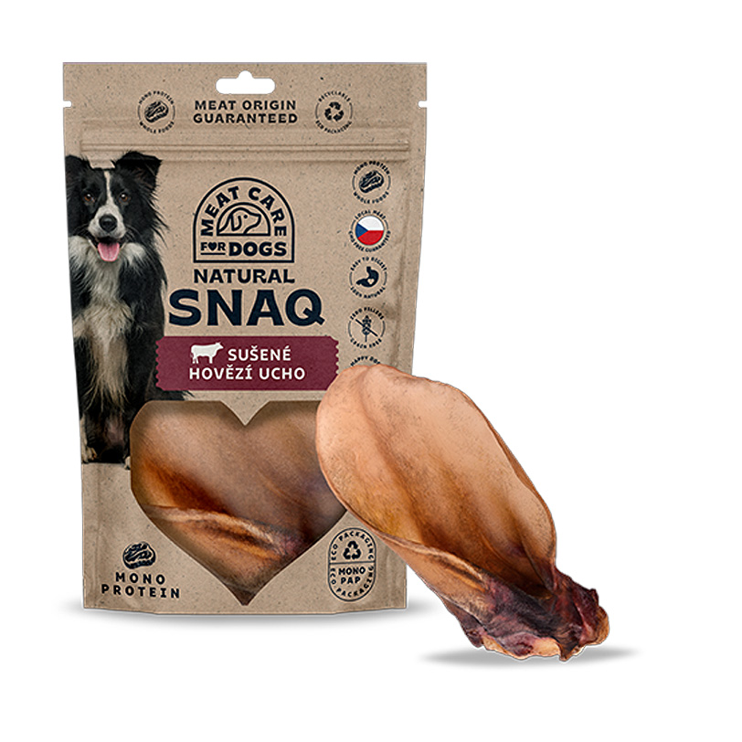 Dog Snaq - Getrocknetes Rinderohr - 1 Stk.