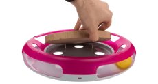 Trixie - hračka pro kočku, kruh s kuličkou a škrábacím kartonem 37 cm
