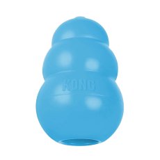 KONG Puppy - Gummispielzeug für Welpen - blau - 7 cm (S)