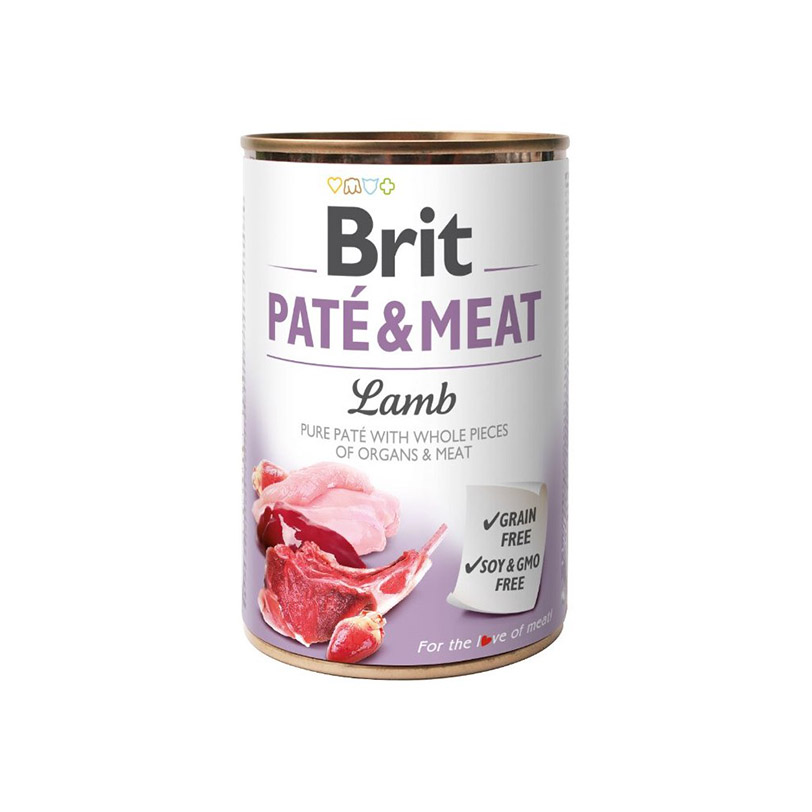 Brit Paté &; Meat Lamb 400g (lamb and chicken), 6 pcs