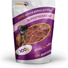 100% sušená kuřecí prsíčka HANNY FOOD