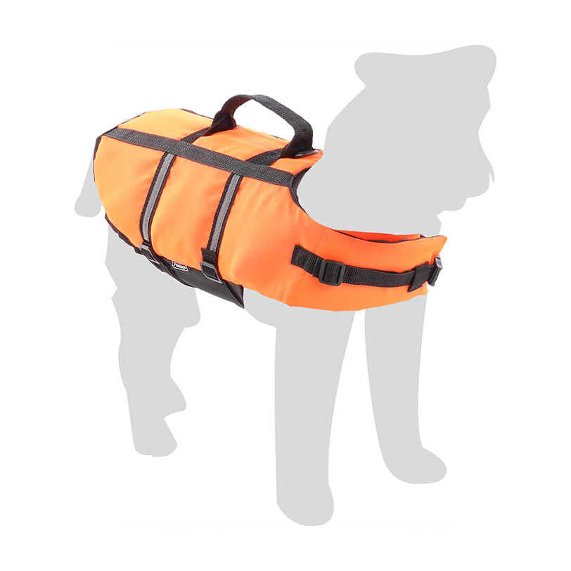 Flamingo Schwimmweste Marinus Orange - Schwimmweste für Hunde