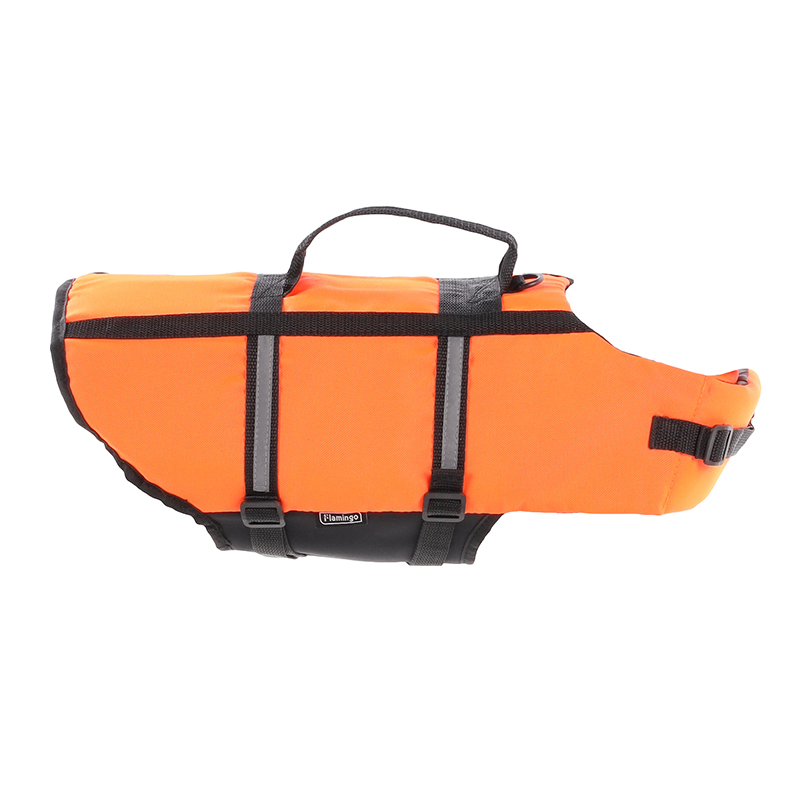 Flamingo Schwimmweste Marinus Orange - Schwimmweste für Hunde