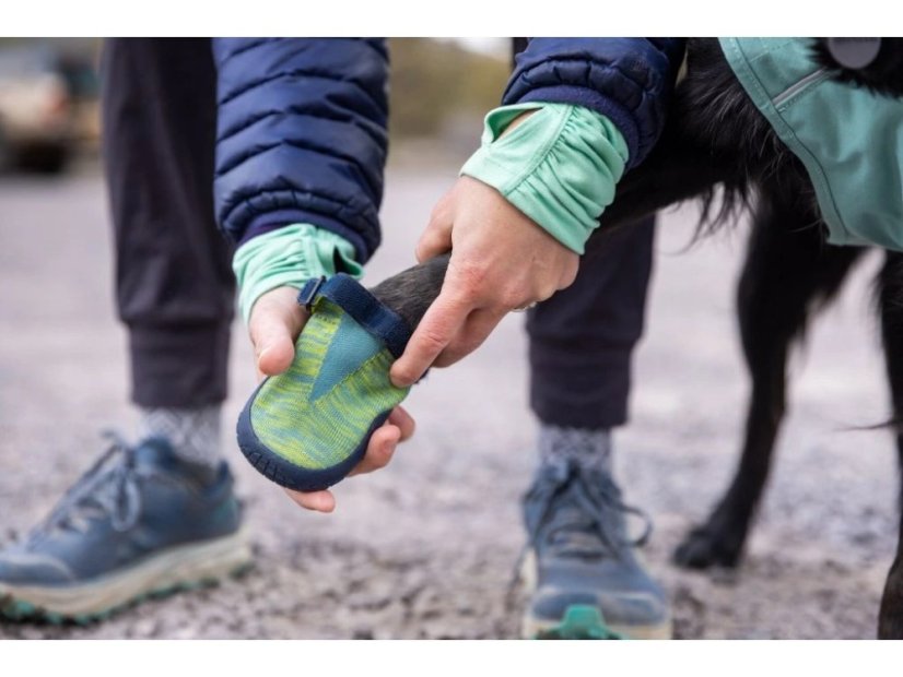 Hi & Light Trail Shoes (2 Stück) – grüne ultraleichte Hundeschuhe