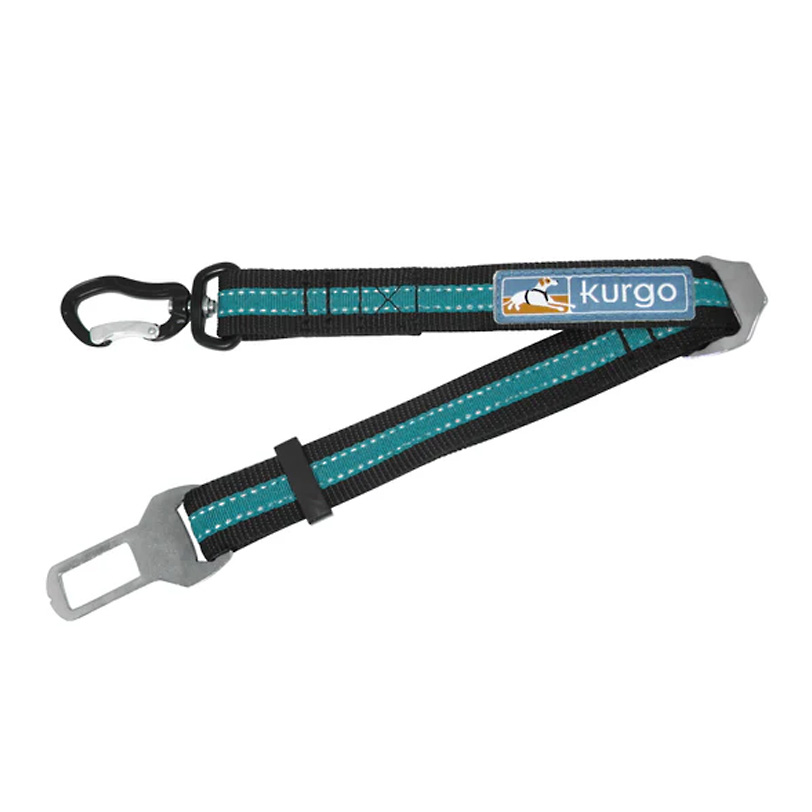 Kurgo Direct to Seatbelt Swivel Tether - popruh pro psy do auta s upínacím mechanismem - otočný, modrý