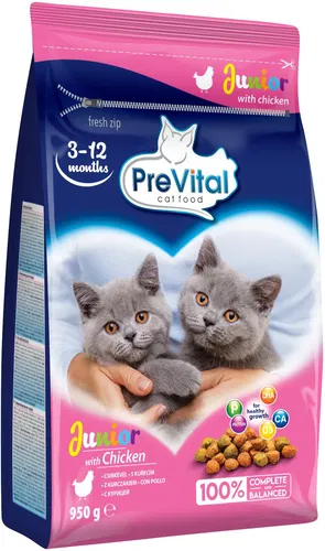 PreVital granule s kuřecím pro koťata 950 g