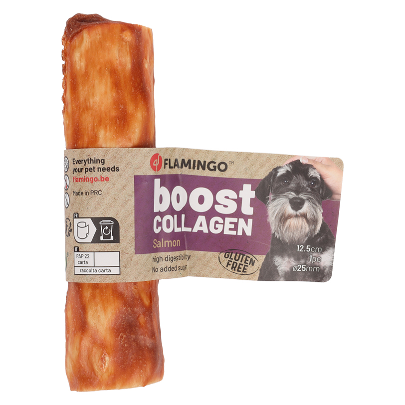 PREMIUM Collagen Boost - žvýkací tyčka pro psy 12,5 x 2,5 cm (KOLAGEN, LOSOS) 1 ks