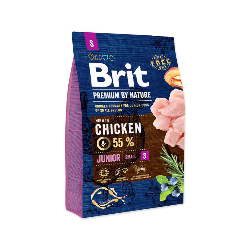 Brit Premium Dog by Nature Junior S 3kg (Huhn)