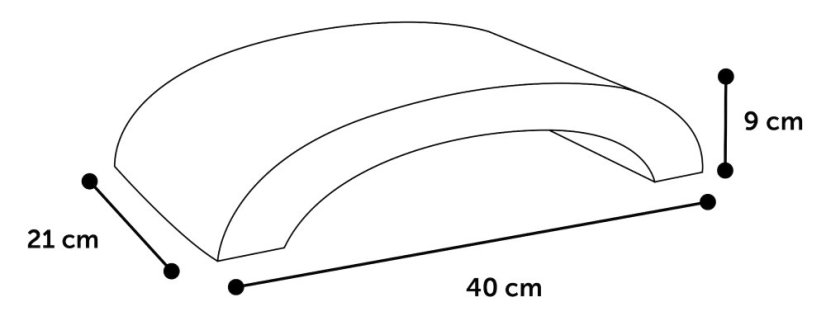 Flamingo Mawimbi 2 - škrabadlo pro kočky - 40 x 21 cm