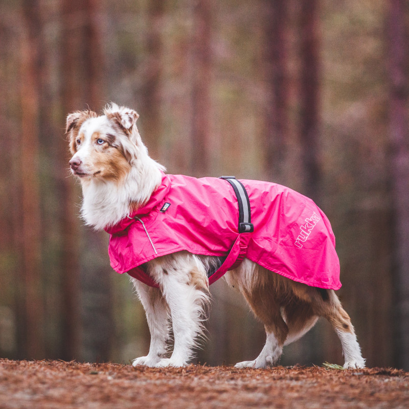 Rukka Hase Rain - pláštěnka pro psy - růžová