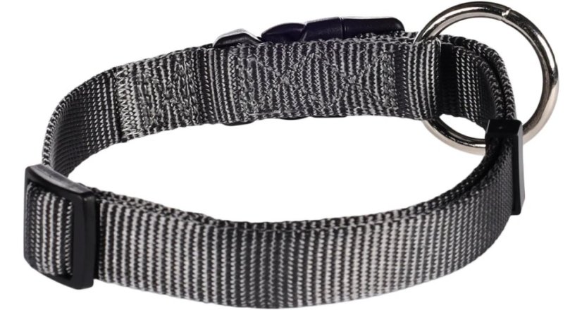 Obojek pro psy - Flamingo Ziggi - tmavě šedivá