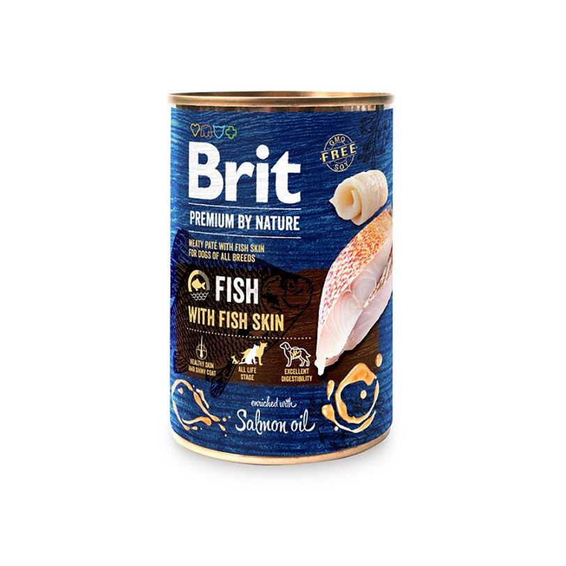 Brit Premium by Nature Fish with Fish Skin 400g, 6 pcs