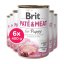 Brit Paté &; Meat Puppy 400g (turkey and chicken), 6 pcs