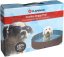 Swimming pool Splash Round Blue &amp; Dark grey - Bazén pro psy - modro-šedý - ∅ 80 x 20 cm (S)
