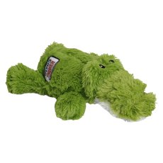 KONG Toy Cozie - langlebiges Quietschspielzeug - Krokodil, 18 cm