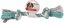 Uzel pro psy - Flamingo Rope Toy, 2 knoty, mátová, 31 x 5,5 (M)