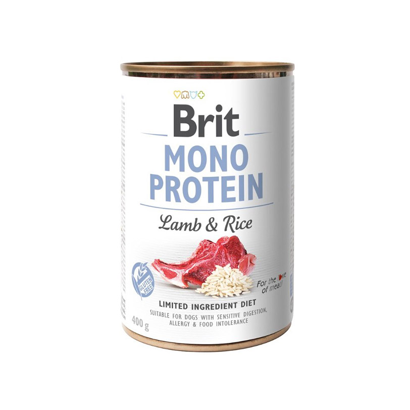 Brit Mono Protein Lamb &; Rice 400g (lamb with rice), 6 pcs
