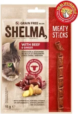 Shelma Sticks grain-free bars with beef and ginger 15 g