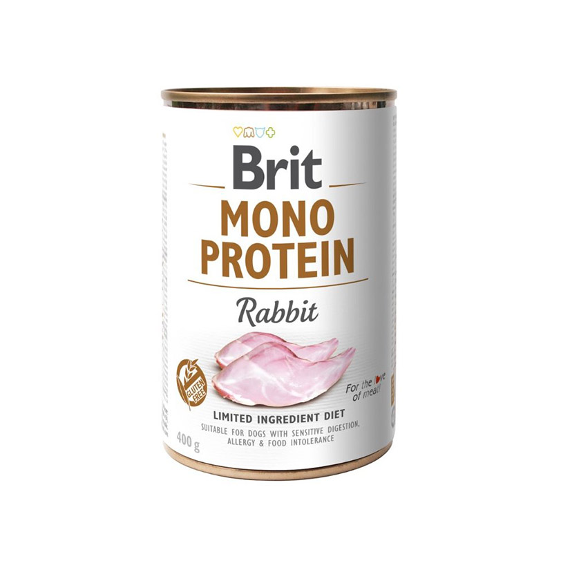 Brit Mono Protein Rabbit 400g, 6 pcs