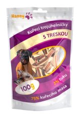 Kuřecí trojúhelníčky s treskou HANNY FOOD