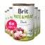 Brit Paté &; Meat Duck 400g (duck and chicken), 6 pcs