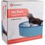 Flamingo Pet Pool Doggy Splatter - Bazén pro psy - modrý - ∅ 160 x 30 cm (L)