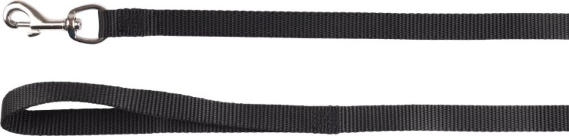 Stopovací vodítko Flamingo Ziggi, 10 metrů x 1,5 cm - černá