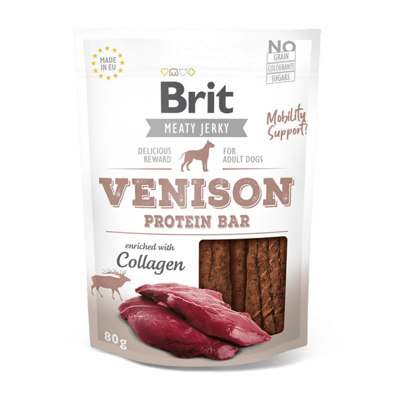 Brit Jerky - Hirschproteinriegel 80 g