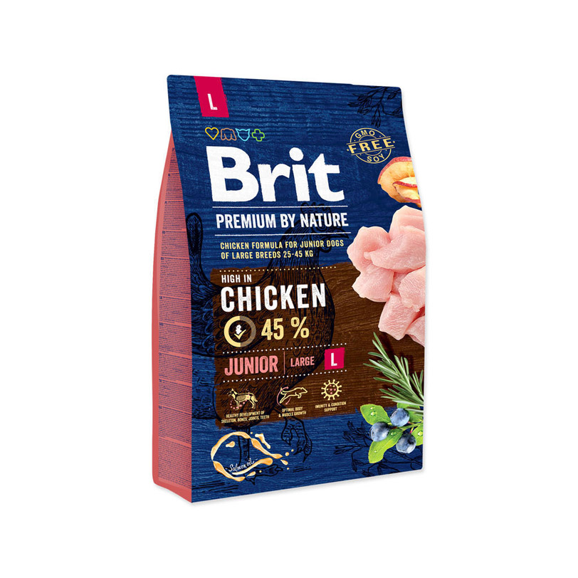 Brit Premium Dog by Nature Junior L 3kg (Huhn)
