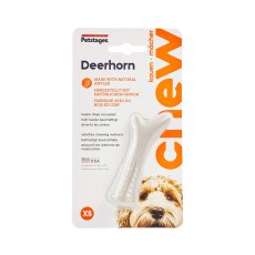 Petstages Deerhorn - Kauspielzeug für Hunde - Hirschgeweih 9 cm (extra klein)