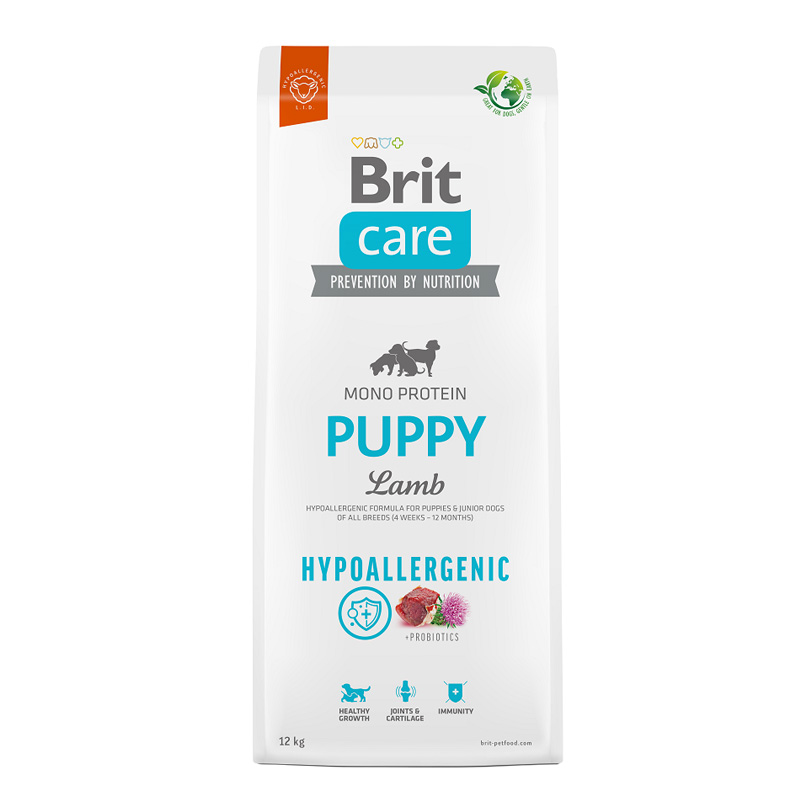 Brit Care Dog Hypoallergenic Puppy Lamb 12 kg (Lamm, Reis)