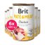 Brit Paté &; Meat Chicken 400g (chicken and beef), 6 pcs