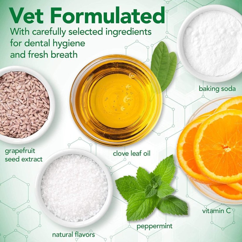 Vet's Best Dental Care Kit - Zahnreinigungsset für Hunde, 100 g