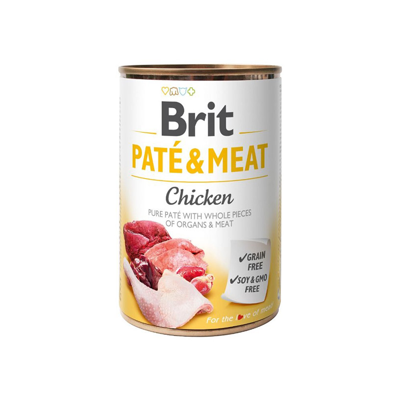 Brit Paté & Fleisch Huhn 400g (Huhn und Rind)