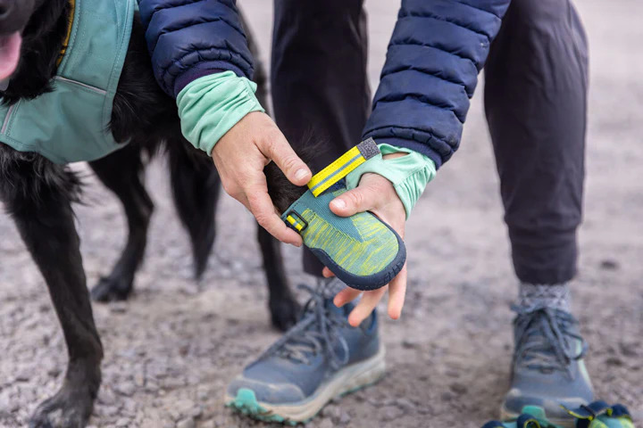 Hi & Light Trail Shoes (2 Stück) – grüne ultraleichte Hundeschuhe