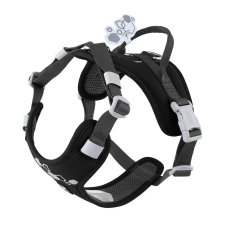 Hurtta Weekend Warrior Harness II ECO Raven – postroj pro psy – černý